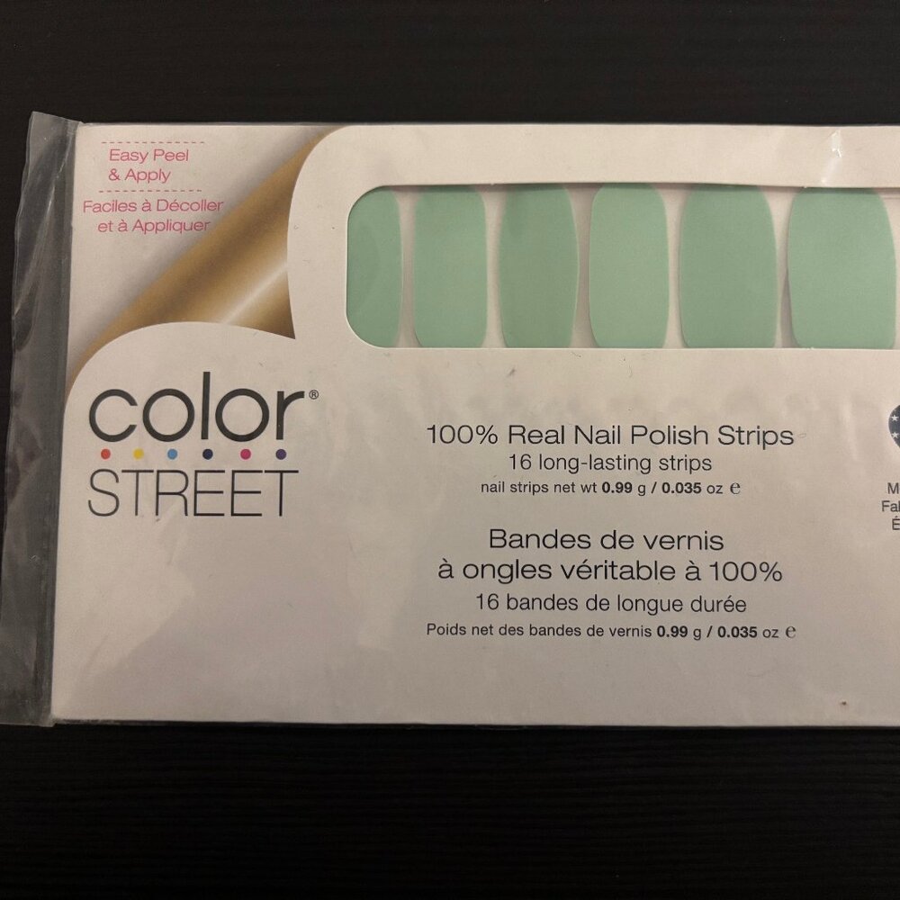 Color Street Oslo and Steady Teal Nail Polish Stickers